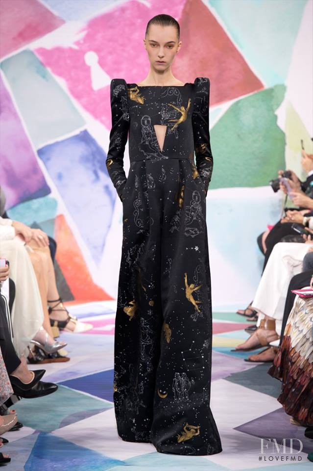 Irina Liss featured in  the Schiaparelli fashion show for Autumn/Winter 2016