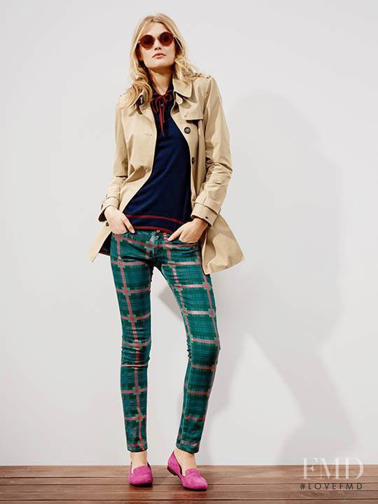 Toni Garrn featured in  the Tommy Hilfiger catalogue for Pre-Fall 2013