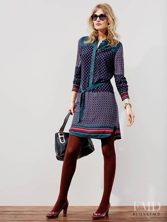 Toni Garrn featured in  the Tommy Hilfiger catalogue for Pre-Fall 2013