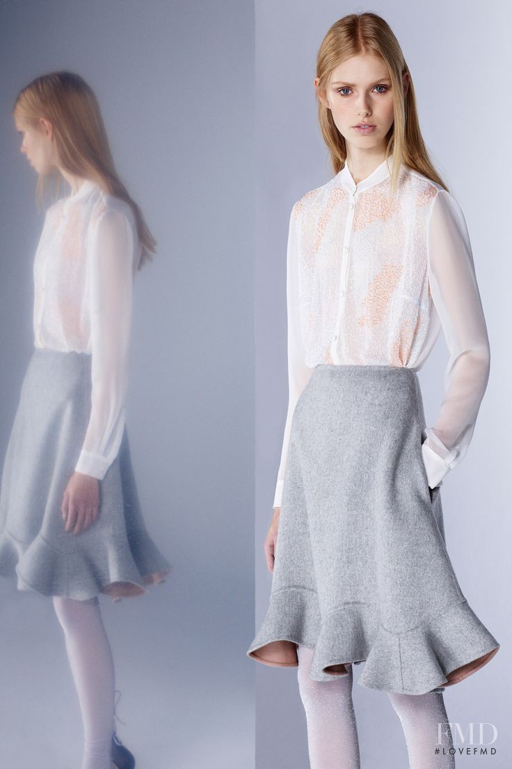 Lululeika Ravn Liep featured in  the Mary Katrantzou fashion show for Pre-Fall 2016