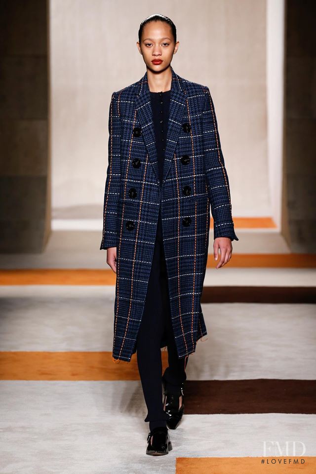 Selena Forrest featured in  the Victoria Beckham fashion show for Autumn/Winter 2016