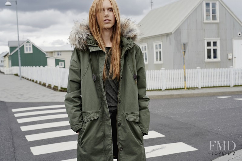 Lululeika Ravn Liep featured in  the Reserved YFL advertisement for Autumn/Winter 2015