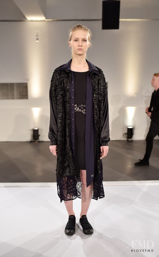 Alexandra Titarenko featured in  the Babyghost fashion show for Autumn/Winter 2015