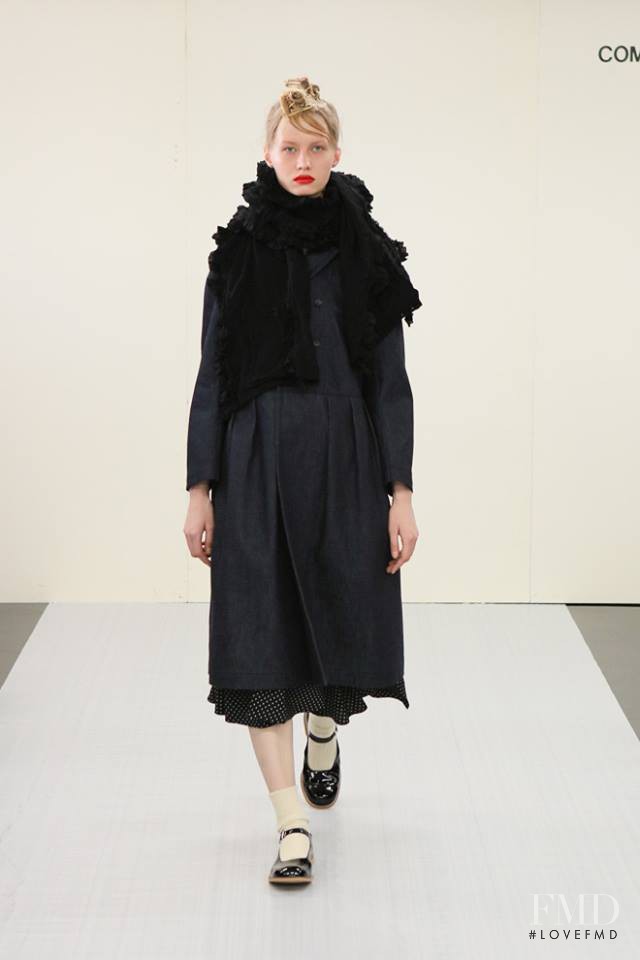 Alexandra Titarenko featured in  the tricot Comme Des Garcons fashion show for Autumn/Winter 2015