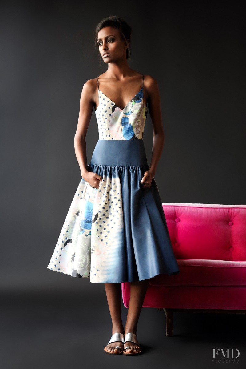 Lula Kenfe featured in  the Tracy Reese fashion show for Pre-Fall 2015