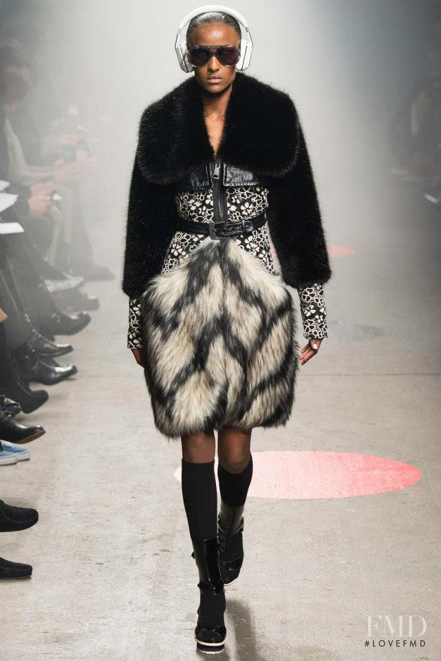 Lula Kenfe featured in  the Tracy Reese fashion show for Autumn/Winter 2015