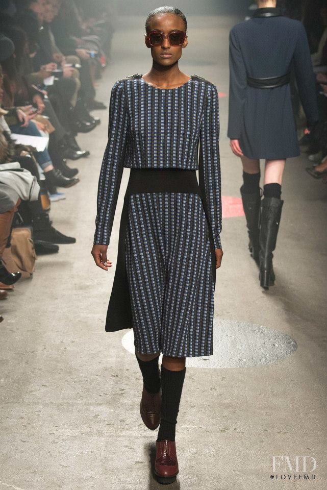 Lula Kenfe featured in  the Tracy Reese fashion show for Autumn/Winter 2015