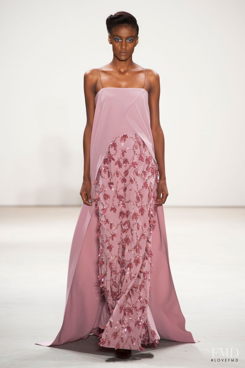 Lula Kenfe featured in  the Bibhu Mohapatra fashion show for Spring/Summer 2016