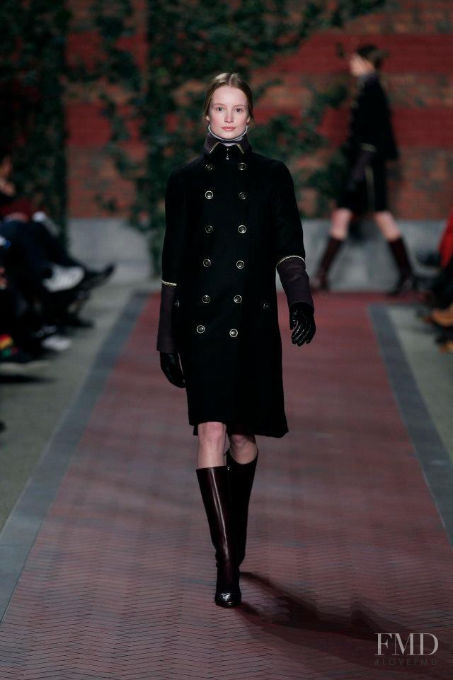 Maud Welzen featured in  the Tommy Hilfiger fashion show for Autumn/Winter 2012