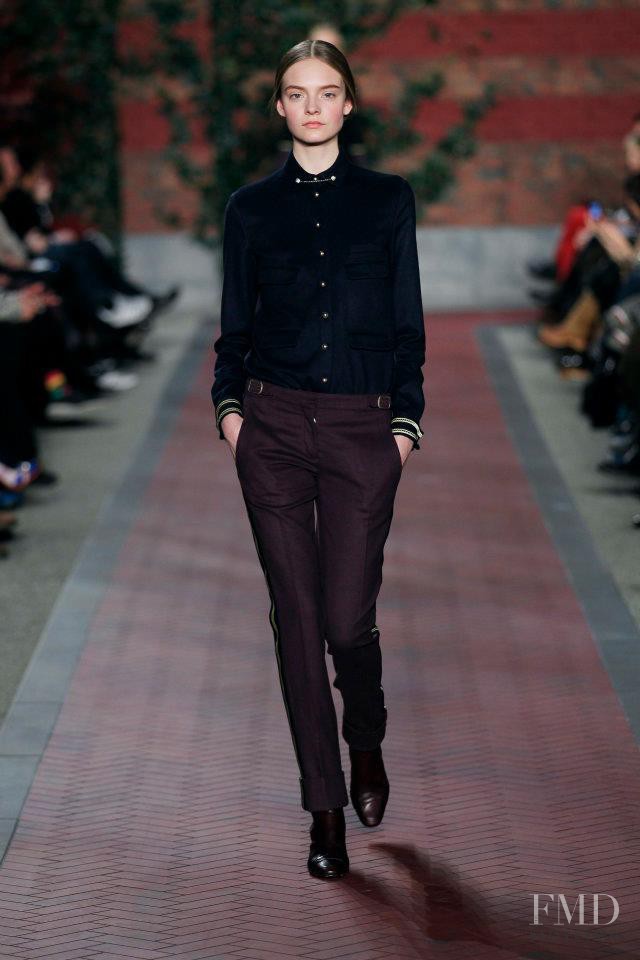 Nimuë Smit featured in  the Tommy Hilfiger fashion show for Autumn/Winter 2012