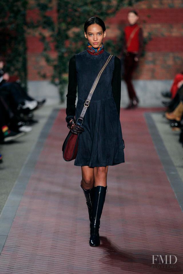 Cora Emmanuel featured in  the Tommy Hilfiger fashion show for Autumn/Winter 2012