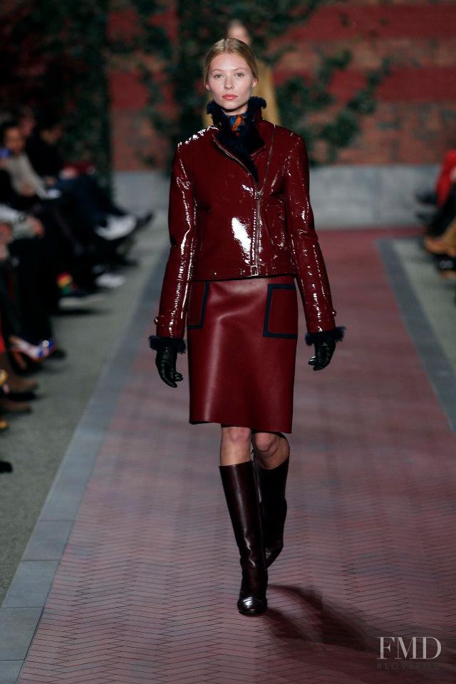 Vika Falileeva featured in  the Tommy Hilfiger fashion show for Autumn/Winter 2012