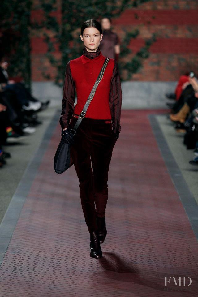 Kasia Struss featured in  the Tommy Hilfiger fashion show for Autumn/Winter 2012