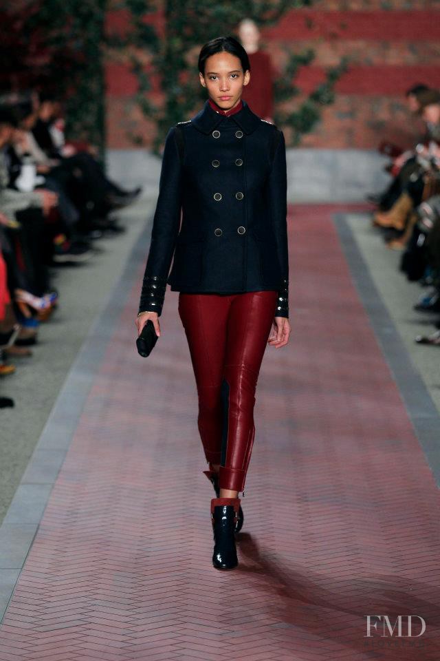 Cora Emmanuel featured in  the Tommy Hilfiger fashion show for Autumn/Winter 2012