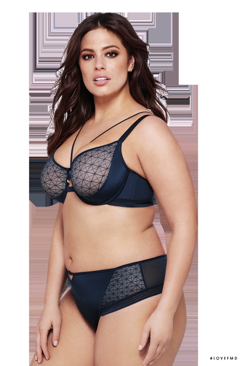 Ashley Graham featured in  the Addition Elle x Ashley Graham lookbook for Autumn/Winter 2016