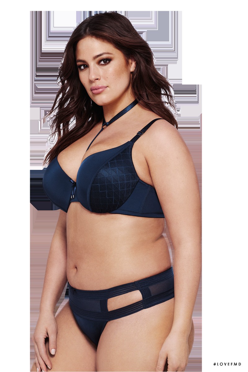 Ashley Graham featured in  the Addition Elle x Ashley Graham lookbook for Autumn/Winter 2016