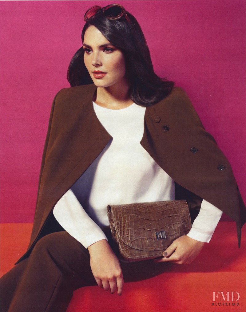 Candice Huffine featured in  the Marina Rinaldi advertisement for Spring/Summer 2012