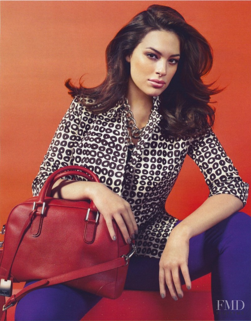 Ashley Graham featured in  the Marina Rinaldi advertisement for Spring/Summer 2012