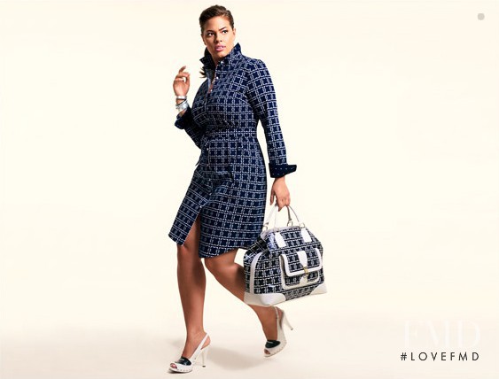 Ashley Graham featured in  the Liz Claiborne New York lookbook for Spring/Summer 2009