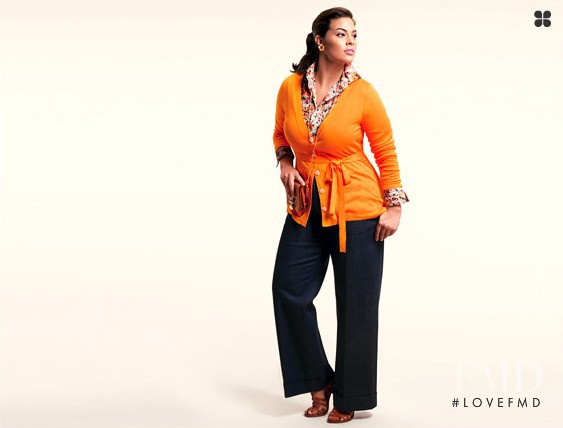 Ashley Graham featured in  the Liz Claiborne New York lookbook for Spring/Summer 2009