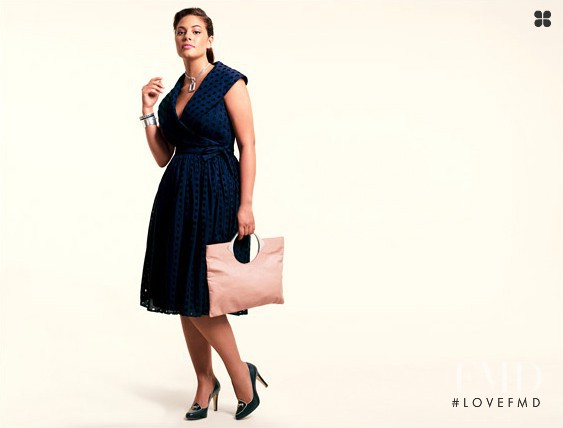 Ashley Graham featured in  the Liz Claiborne New York lookbook for Spring/Summer 2009