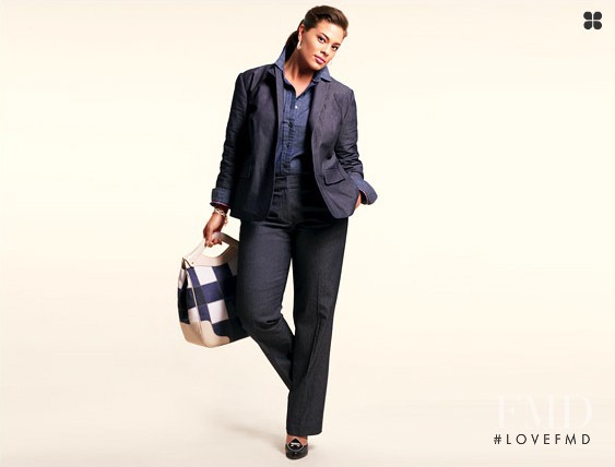 Ashley Graham featured in  the Liz Claiborne New York lookbook for Spring/Summer 2009