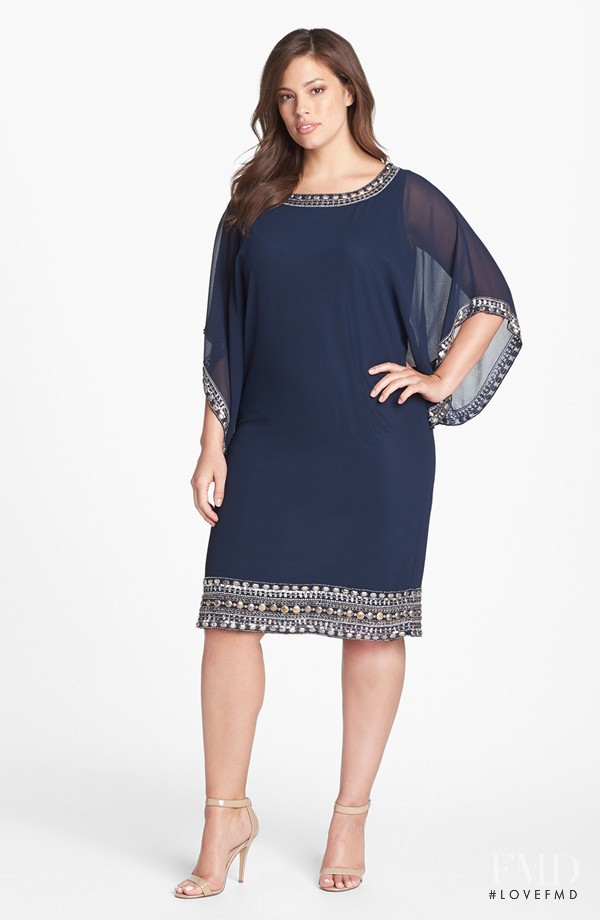 Ashley Graham featured in  the Nordstrom catalogue for Winter 2014