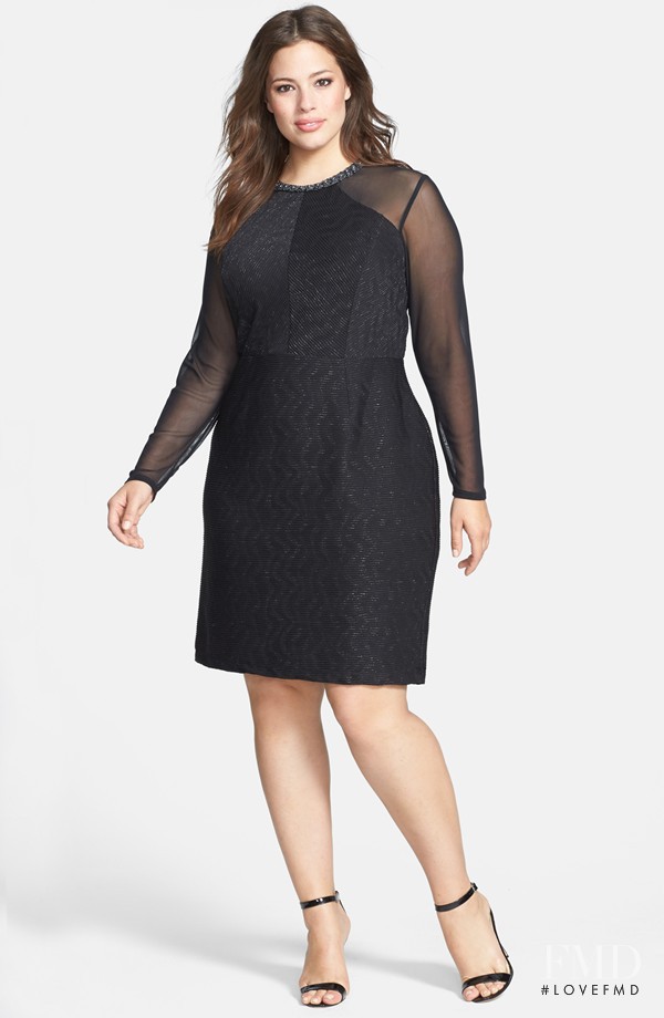 Ashley Graham featured in  the Nordstrom catalogue for Winter 2014