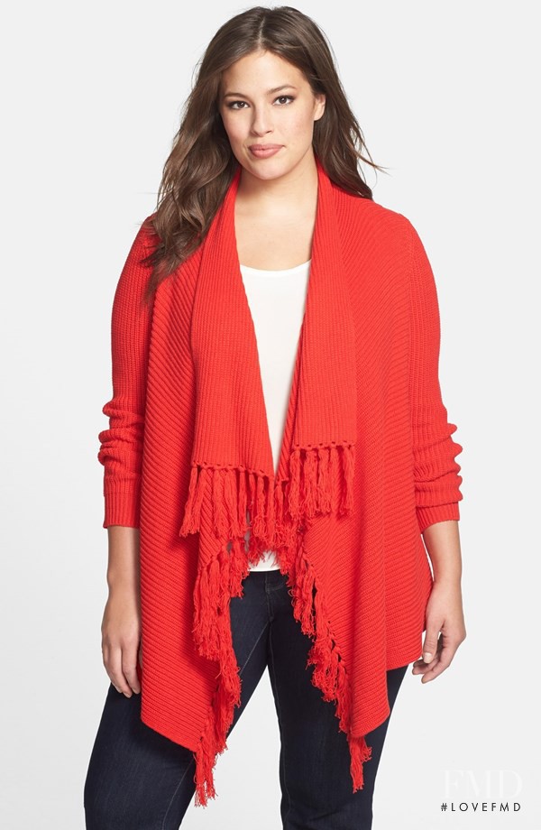 Ashley Graham featured in  the Nordstrom catalogue for Winter 2014