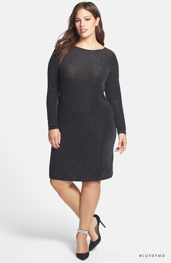 Ashley Graham featured in  the Nordstrom catalogue for Winter 2014