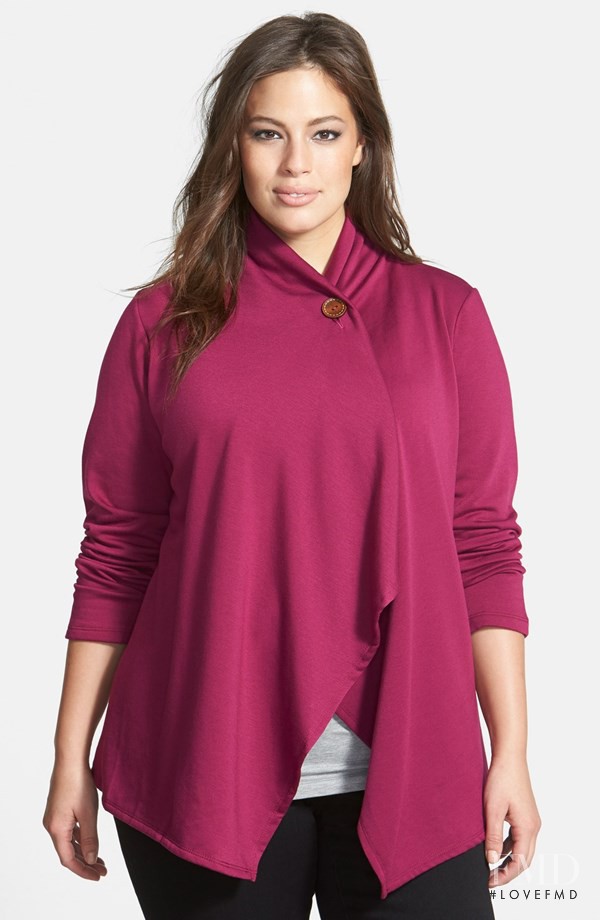 Ashley Graham featured in  the Nordstrom catalogue for Winter 2014