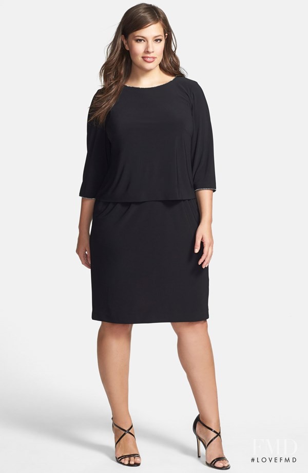 Ashley Graham featured in  the Nordstrom catalogue for Winter 2014