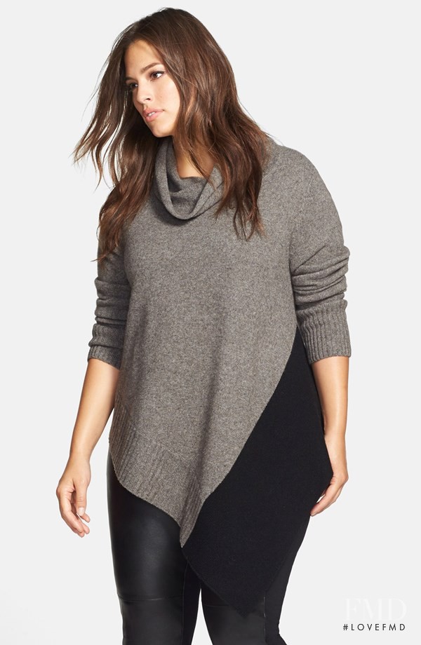 Ashley Graham featured in  the Nordstrom catalogue for Winter 2014