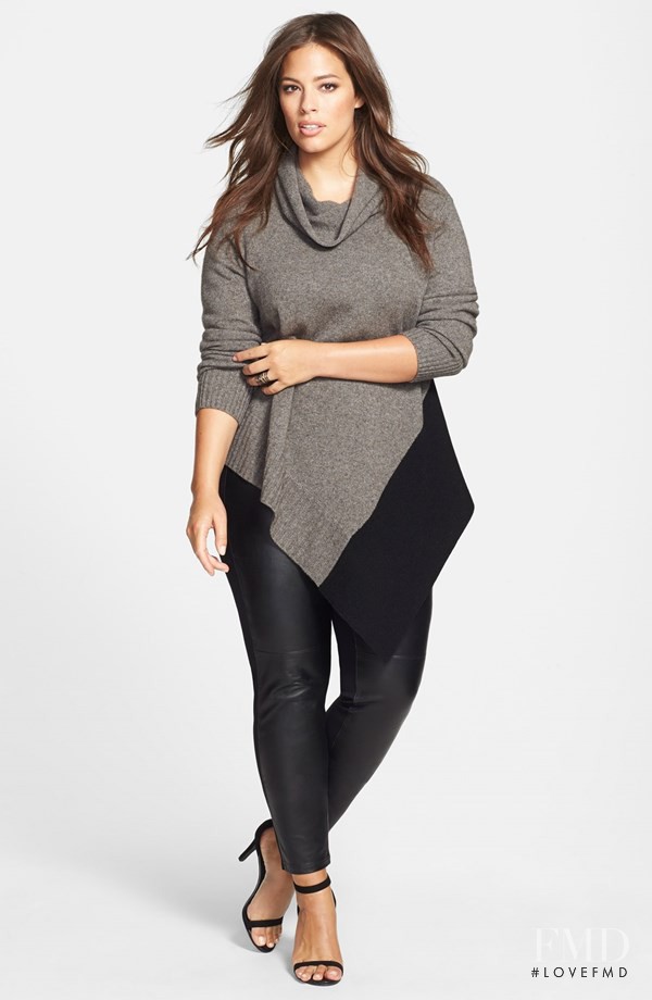 Ashley Graham featured in  the Nordstrom catalogue for Winter 2014