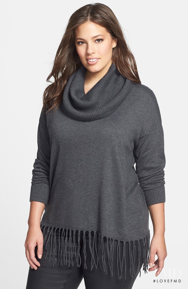 Ashley Graham featured in  the Nordstrom catalogue for Winter 2014