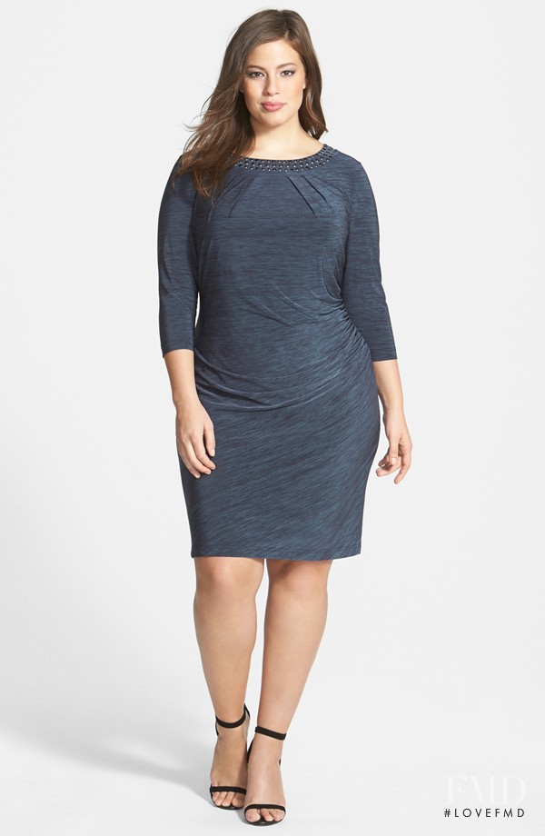 Ashley Graham featured in  the Nordstrom catalogue for Winter 2014