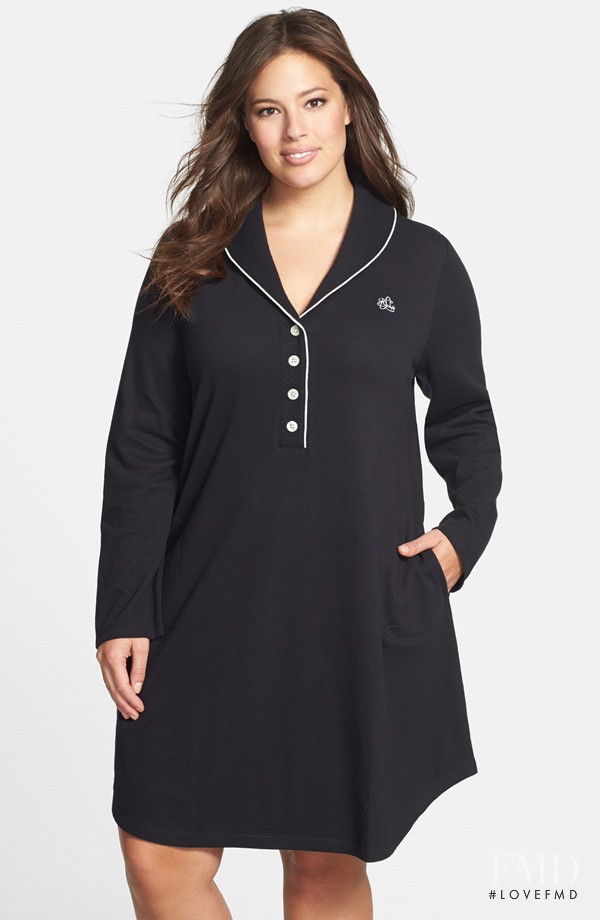 Ashley Graham featured in  the Nordstrom catalogue for Winter 2014