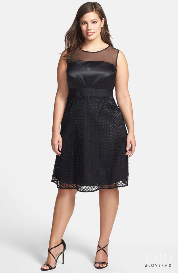 Ashley Graham featured in  the Nordstrom catalogue for Winter 2014