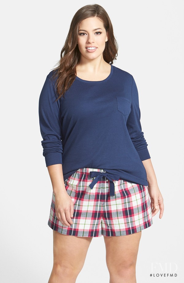 Ashley Graham featured in  the Nordstrom catalogue for Winter 2014