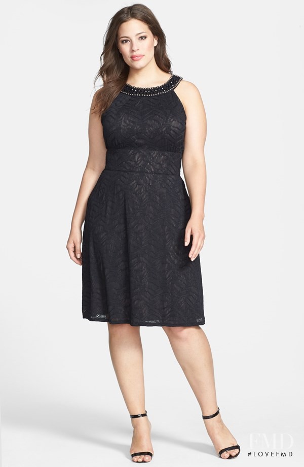 Ashley Graham featured in  the Nordstrom catalogue for Winter 2014