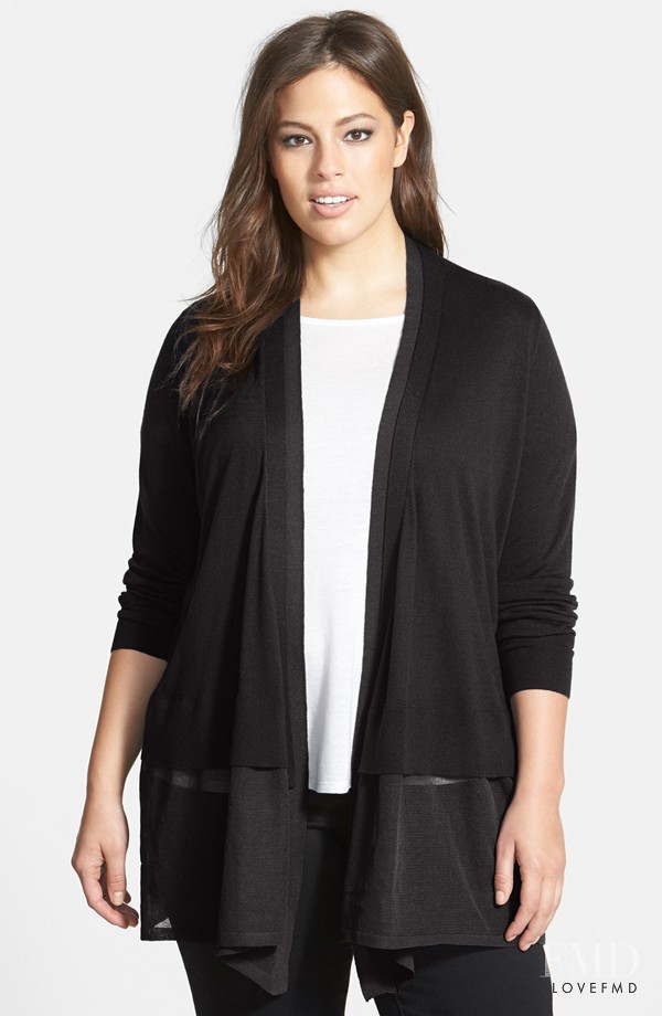 Ashley Graham featured in  the Nordstrom catalogue for Winter 2014