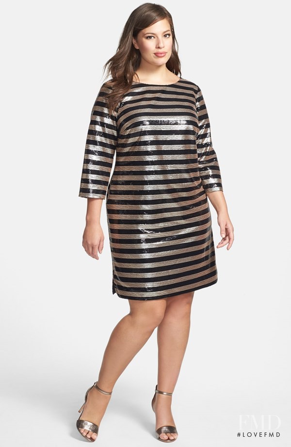 Ashley Graham featured in  the Nordstrom catalogue for Winter 2014