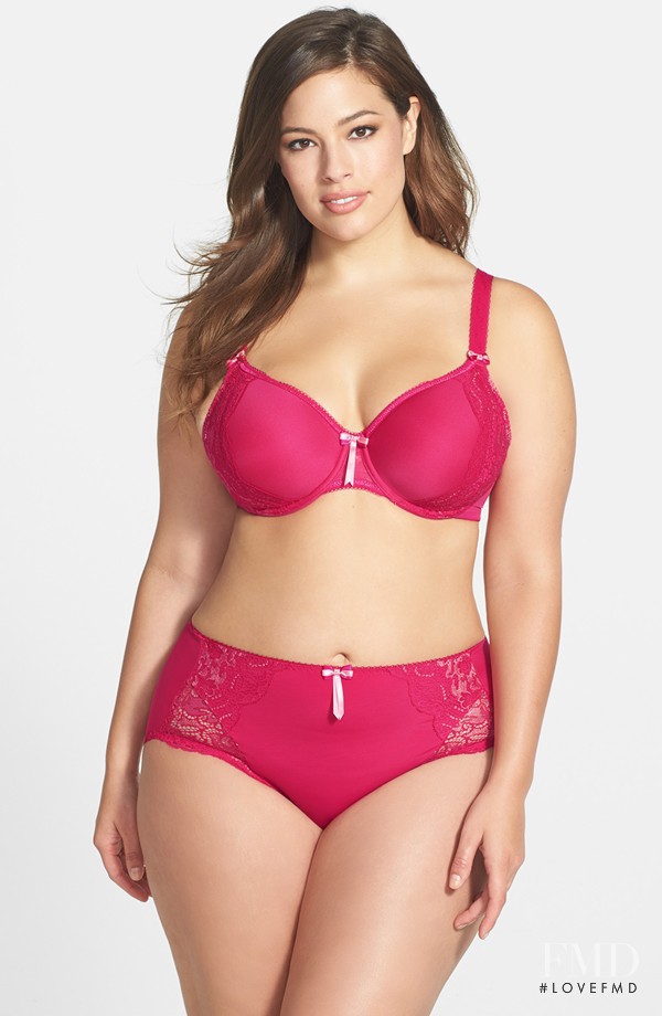 Ashley Graham featured in  the Nordstrom catalogue for Winter 2014