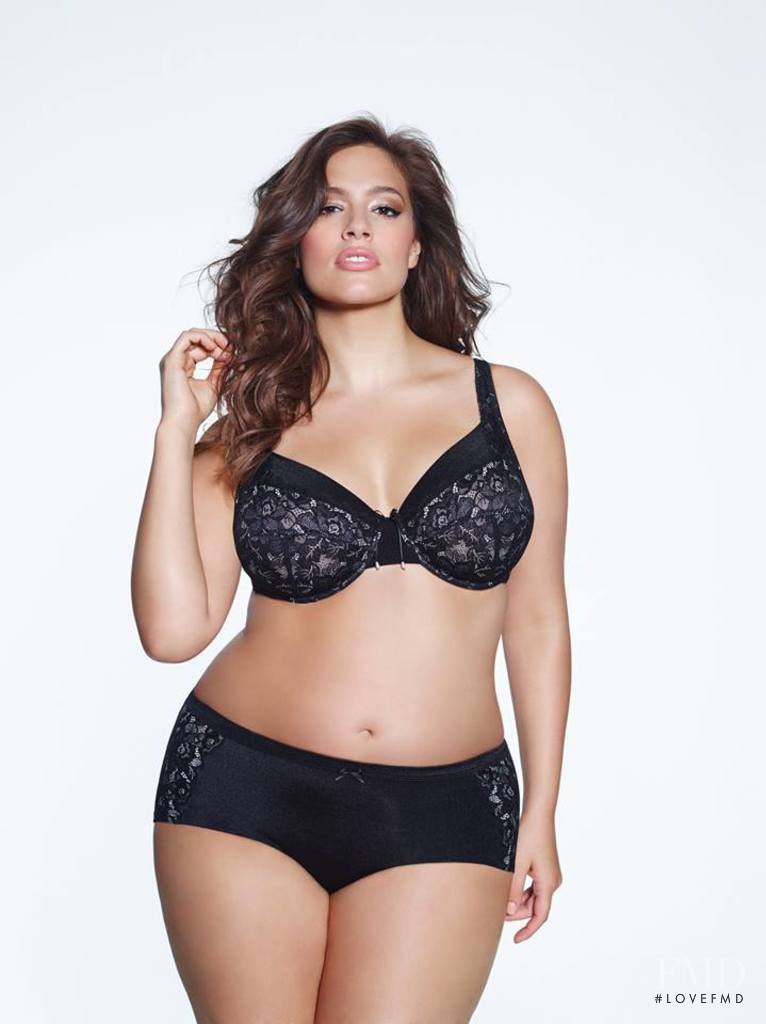 Ashley Graham featured in  the Addition Elle catalogue for Autumn/Winter 2014