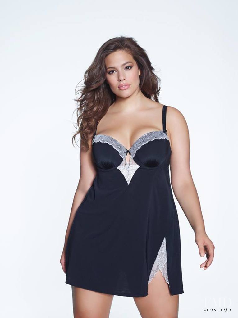 Ashley Graham featured in  the Addition Elle catalogue for Autumn/Winter 2014