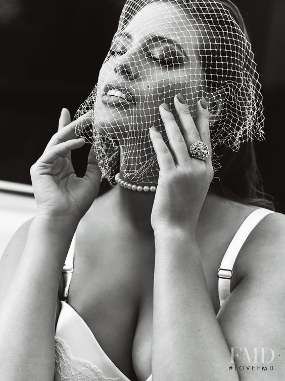 Ashley Graham featured in  the Addition Elle advertisement for Spring/Summer 2016