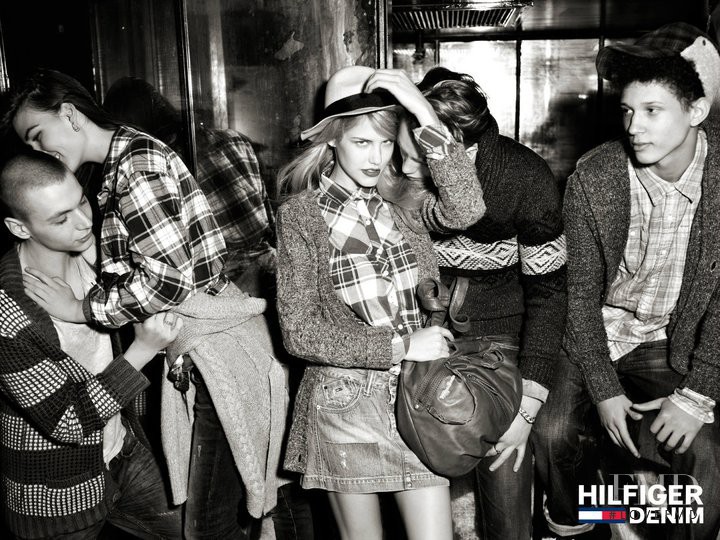 Ashley Smith featured in  the Hilfiger Denim The New Kids in America advertisement for Autumn/Winter 2011