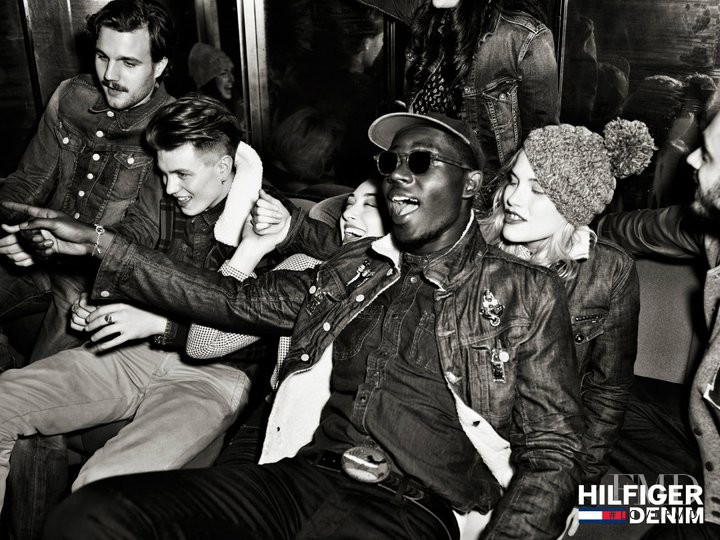 Ashley Smith featured in  the Hilfiger Denim The New Kids in America advertisement for Autumn/Winter 2011