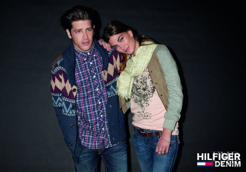 Bambi Northwood-Blyth featured in  the Hilfiger Denim advertisement for Winter 2011