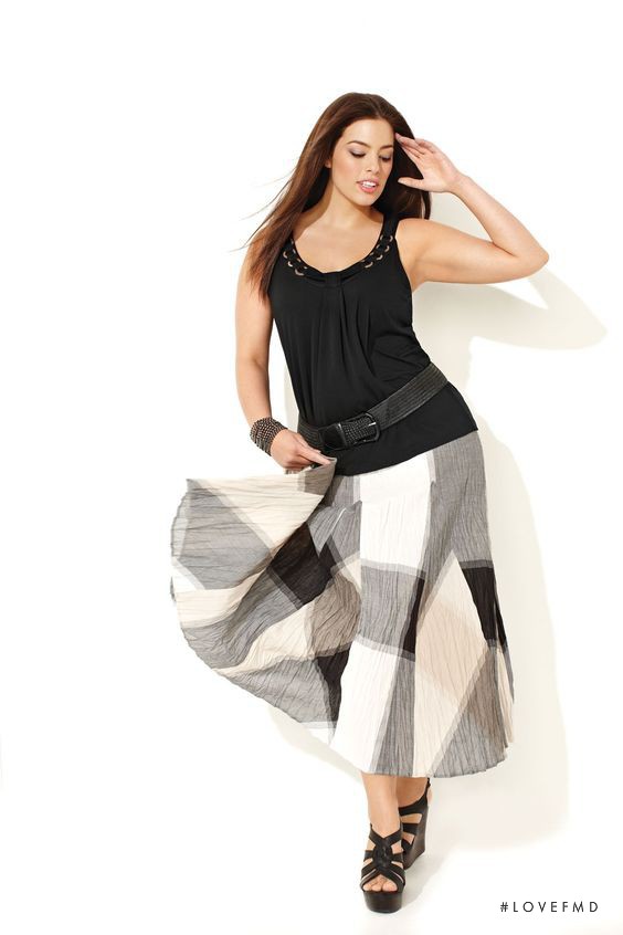 Ashley Graham featured in  the Addition Elle lookbook for Spring/Summer 2011